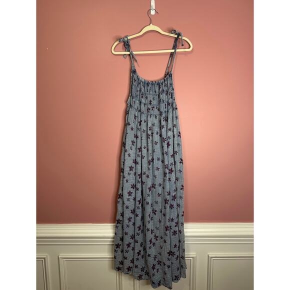 Free People Lavender and Blue Floral Maxi Dress - Picture 2 of 7